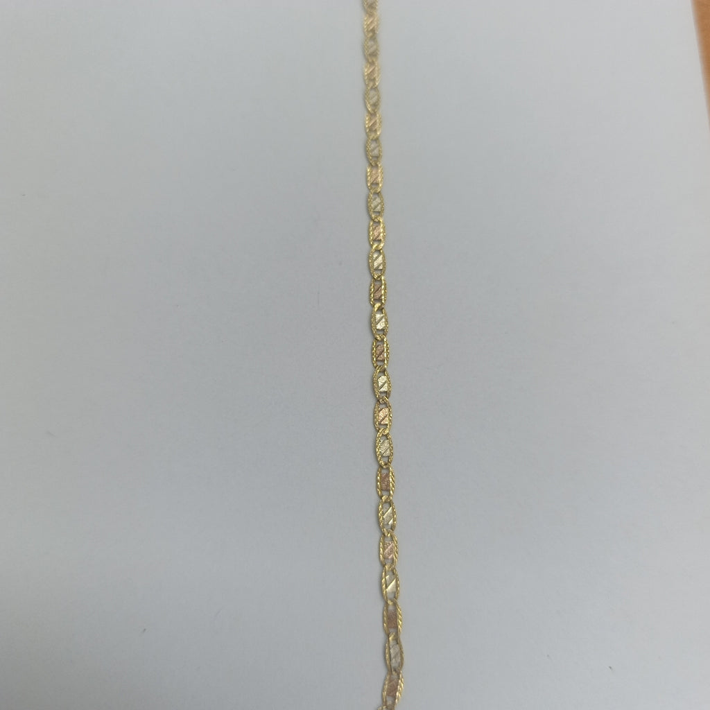 CADENA ORO COMBINADO 14 K 3.9 GRMS (SEMINUEVO)