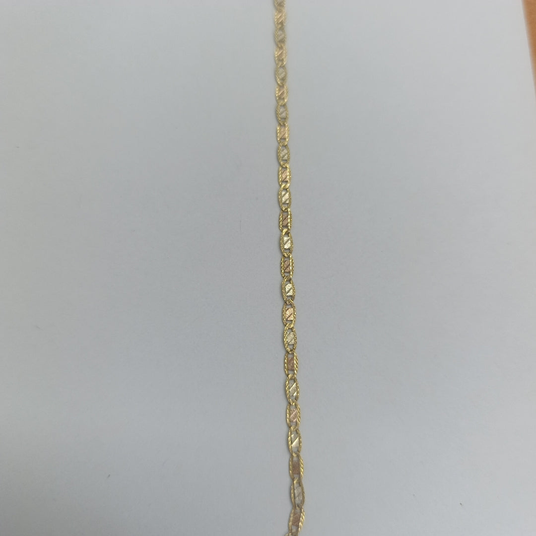 CADENA ORO COMBINADO 14 K 3.9 GRMS (SEMINUEVO)
