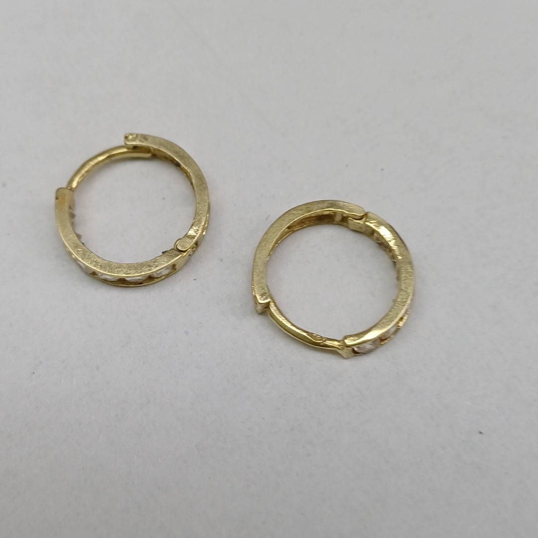 ARRACADAS PAR ORO 14 K 1.4 GRMS (SEMINUEVO)