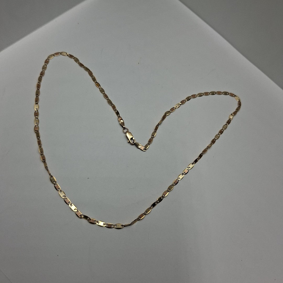CADENA ORO COMBINADO 10 K 3,90 GRMS (SEMINUEVO)