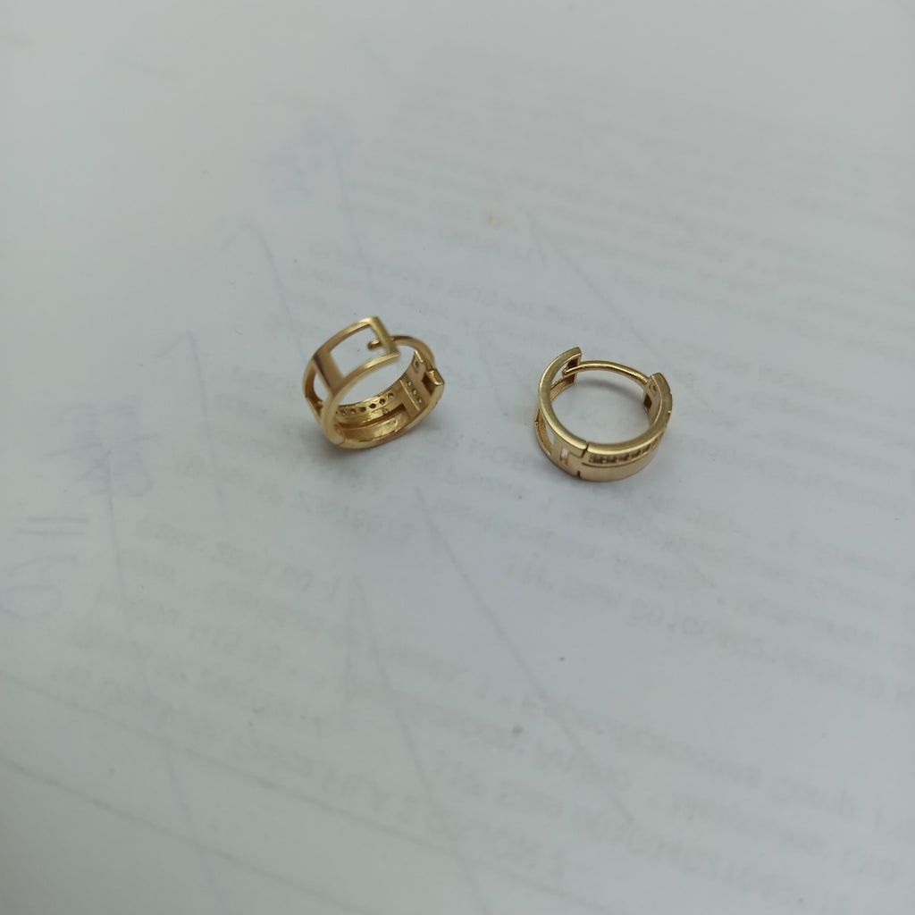 ARRACADAS PAR ORO 14 K 2.2 GRMS (SEMINUEVO)