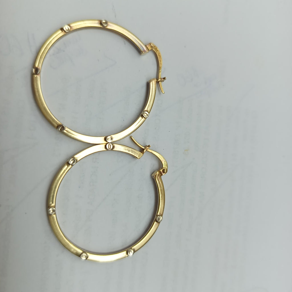 ARRACADAS PAR ORO 14 K 5.2 GRMS (SEMINUEVO)
