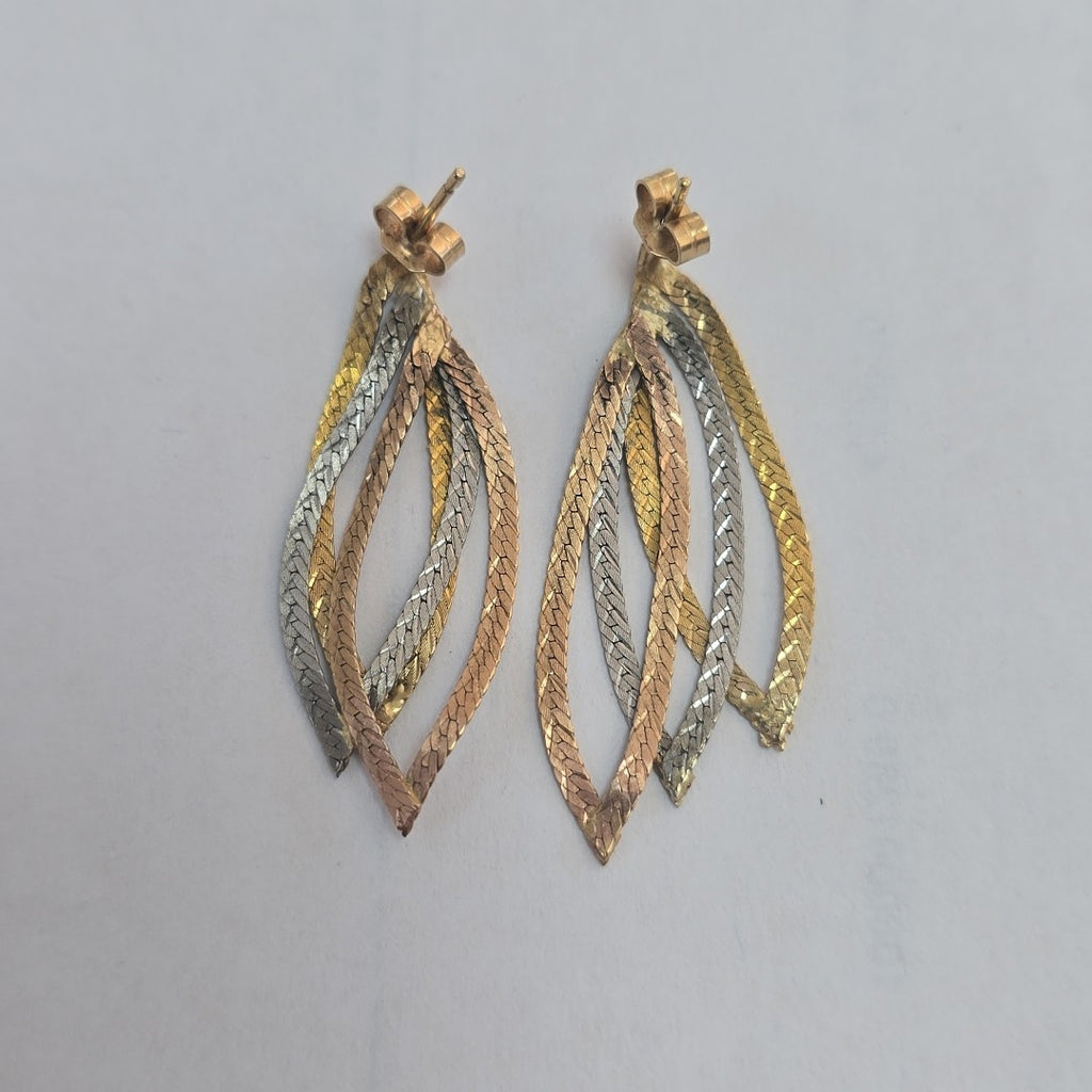 ARETES PAR ORO 10 K 2.6 GRMS (SEMINUEVO)