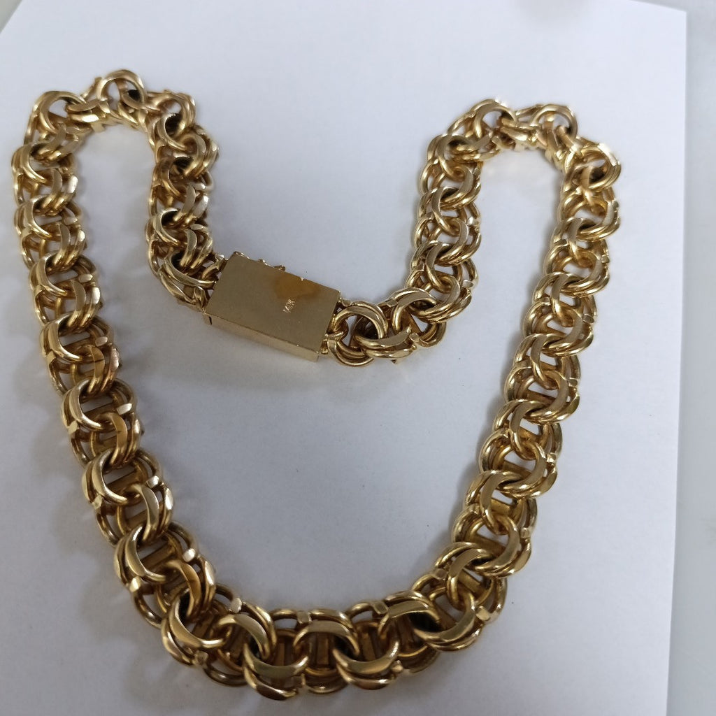 CADENA ORO 14 K 296.9 GRMS (SEMINUEVO)