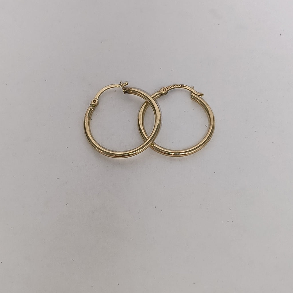 ARRACADAS PAR ORO 14 K 1,20 GRMS (SEMINUEVO)