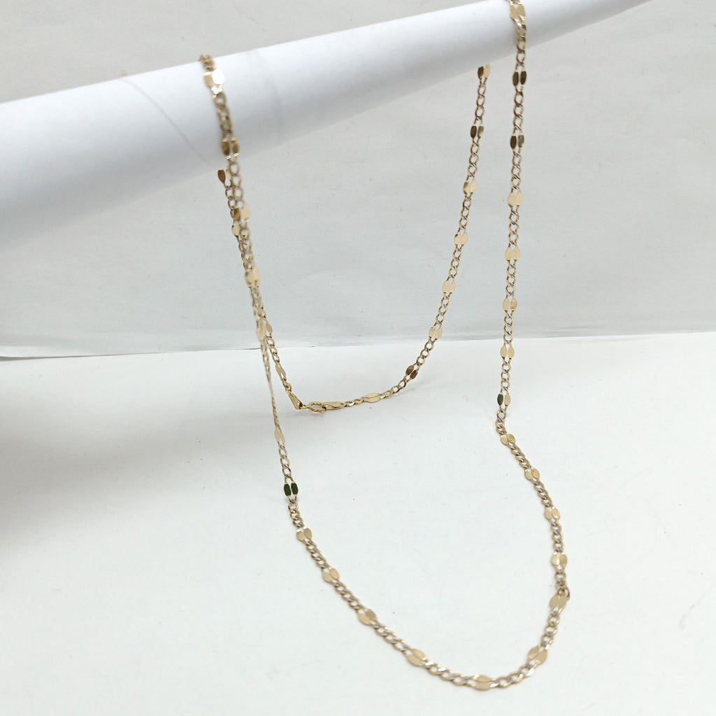 CADENA ORO,RODIADO 10 K 4,90 GRMS (SEMINUEVO)