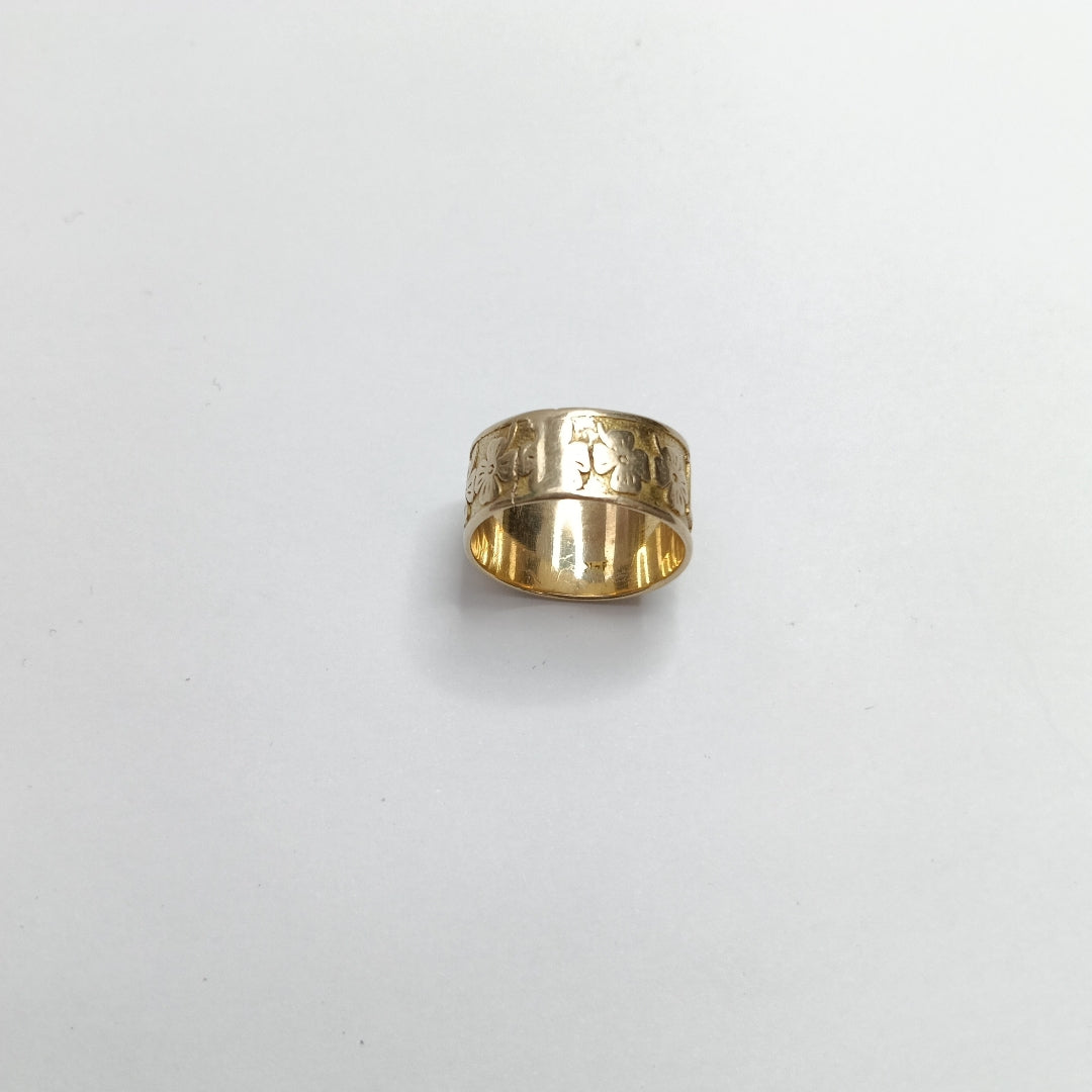 ARGOLLA DE LA SUERTE ORO 14 K 4.9 GRMS (SEMINUEVO)