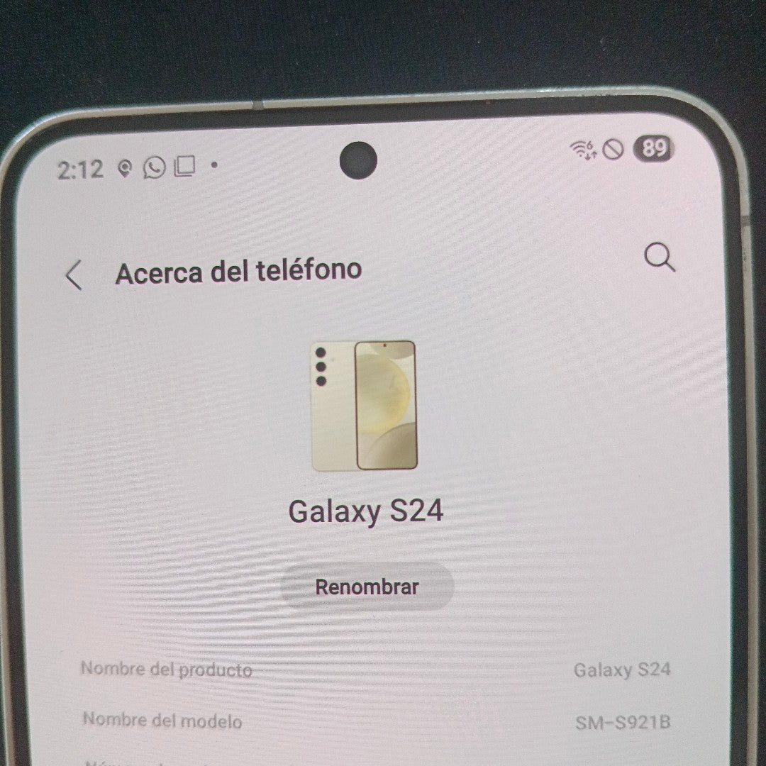CELULAR SAMSUNG GALAXY S24 SM-S921B (2024) 256 GB 8 GB RAM (SEMINUEVO)