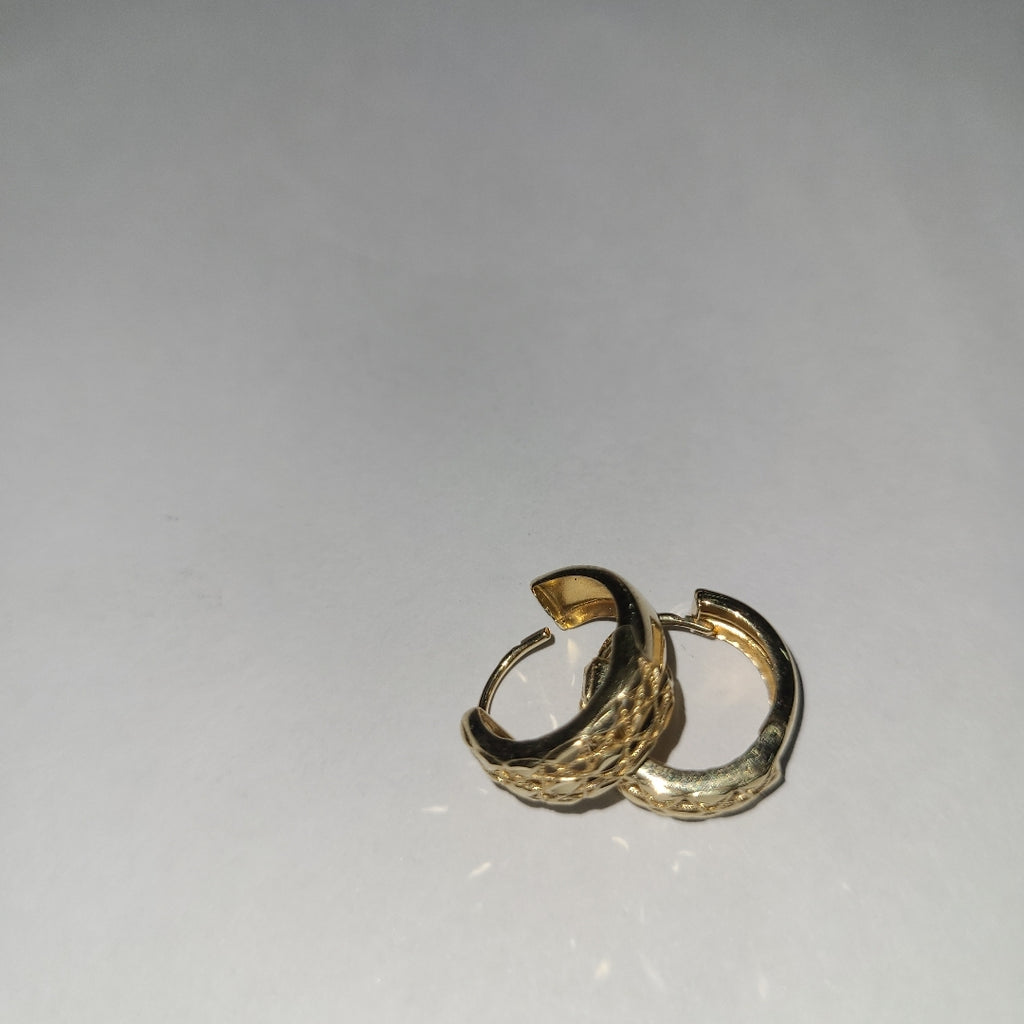 ARRACADAS PAR ORO 14 K 1.7 GRMS (SEMINUEVO)