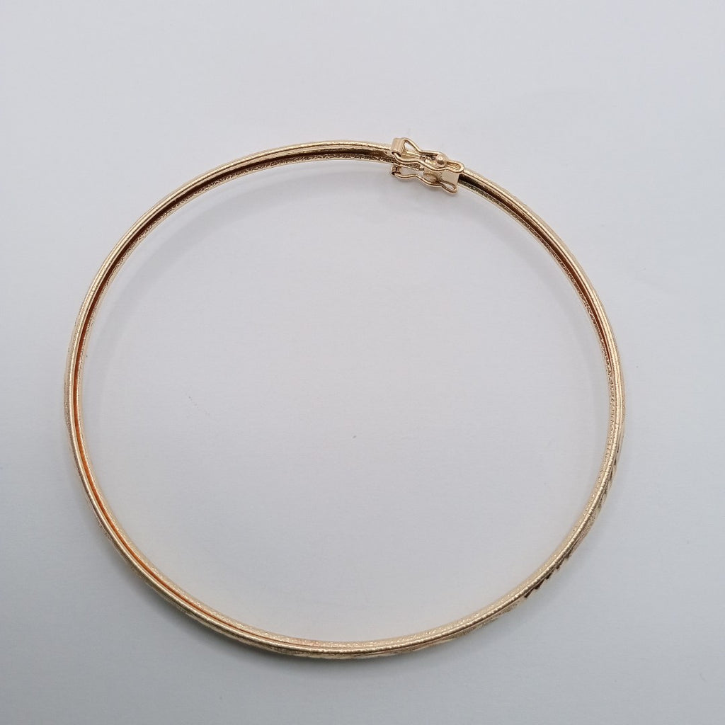 PULSERA RIGIDA ORO 14 K 5.6 GRMS (SEMINUEVO)