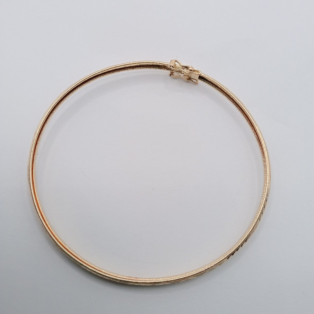 PULSERA RIGIDA ORO 14 K 5.6 GRMS (SEMINUEVO)