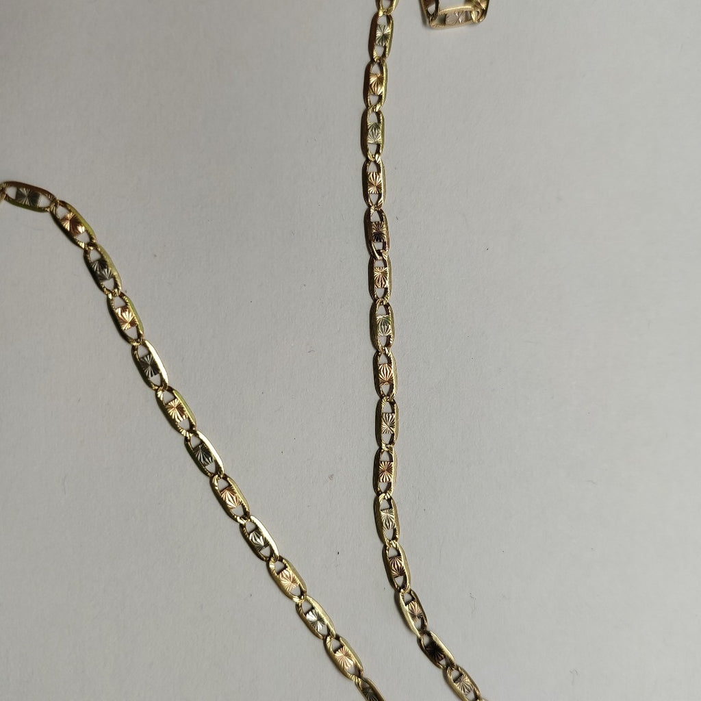 CADENA ORO COMBINADO 8 K 4.8 GRMS (SEMINUEVO)