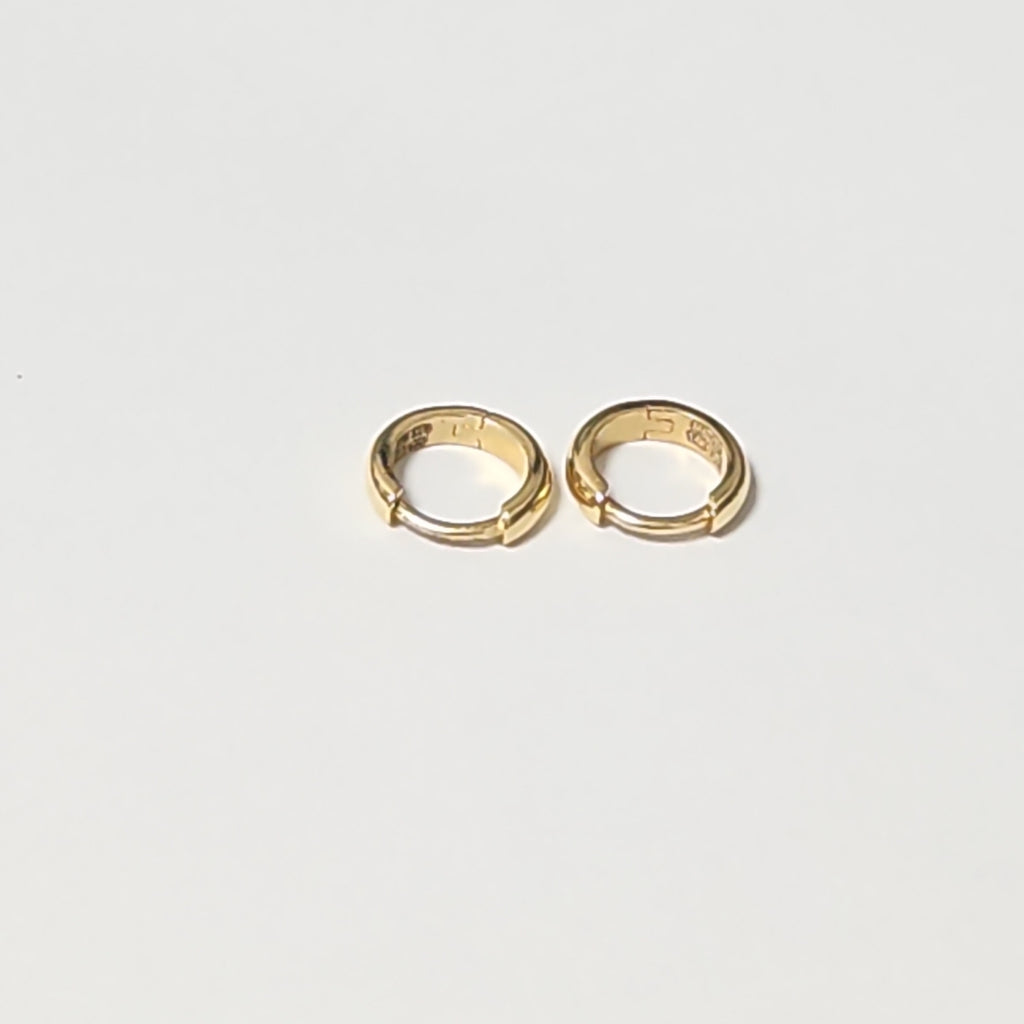 ARETES PAR ORO 14 K 1,50 GRMS (SEMINUEVO)