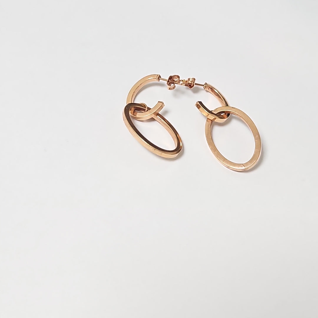 ARETES PAR ORO 14 K 2,50 GRMS (SEMINUEVO)