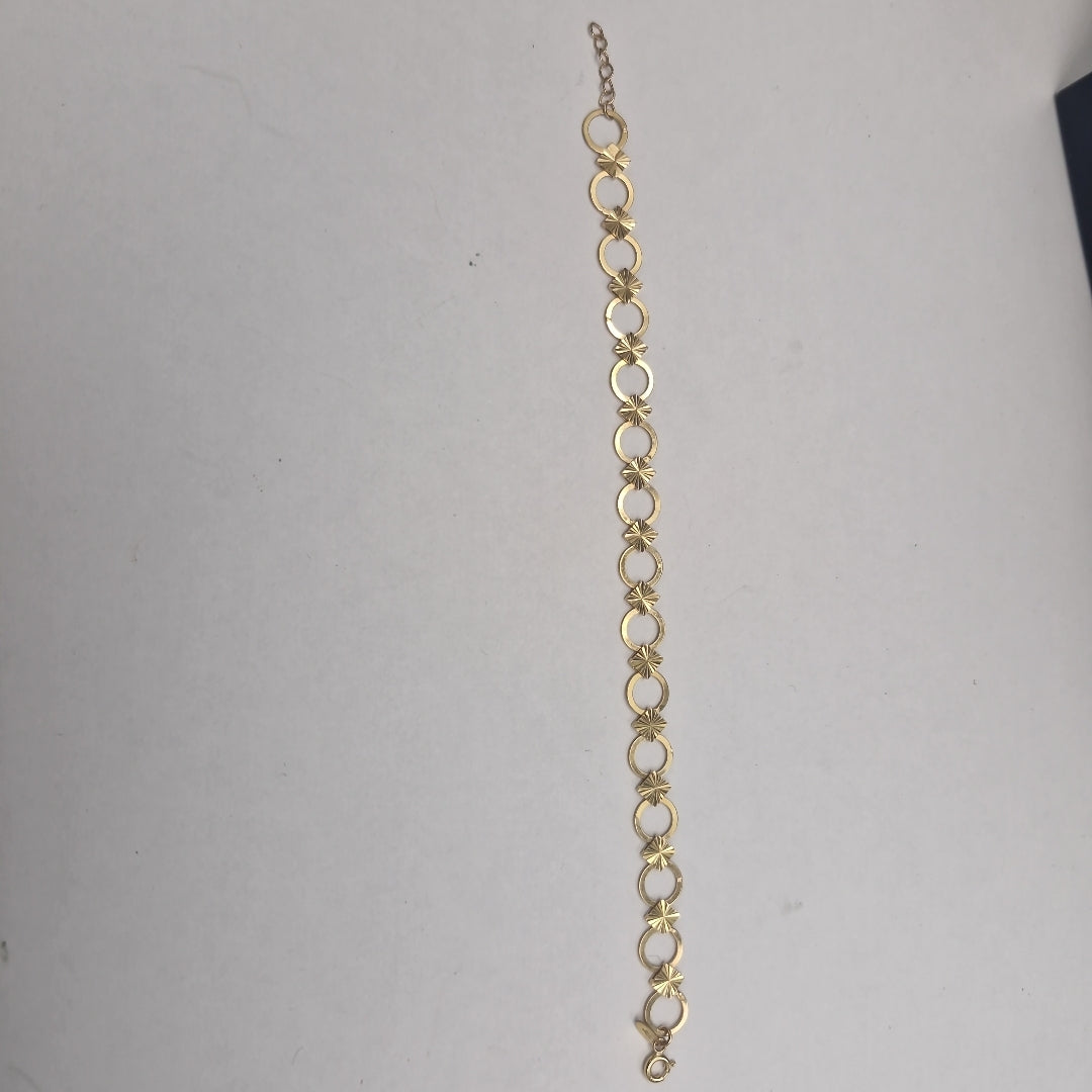 PULSERAS DAMA ORO 14K 3.7 (NUEVO)