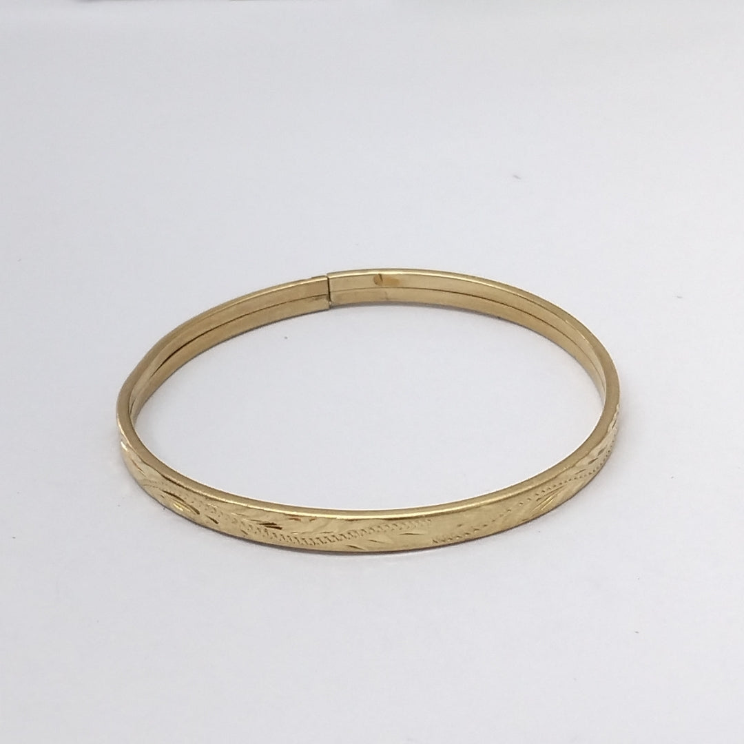 PULSERA RIGIDA ORO 14 K 5,40 GRMS (SEMINUEVO)