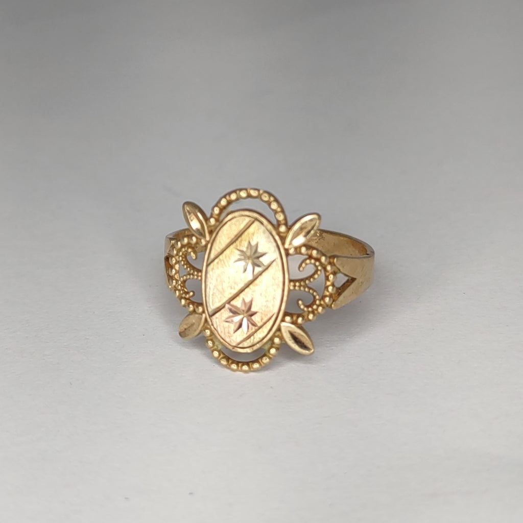ANILLO ORO 10 K 1,30 GRMS (SEMINUEVO)