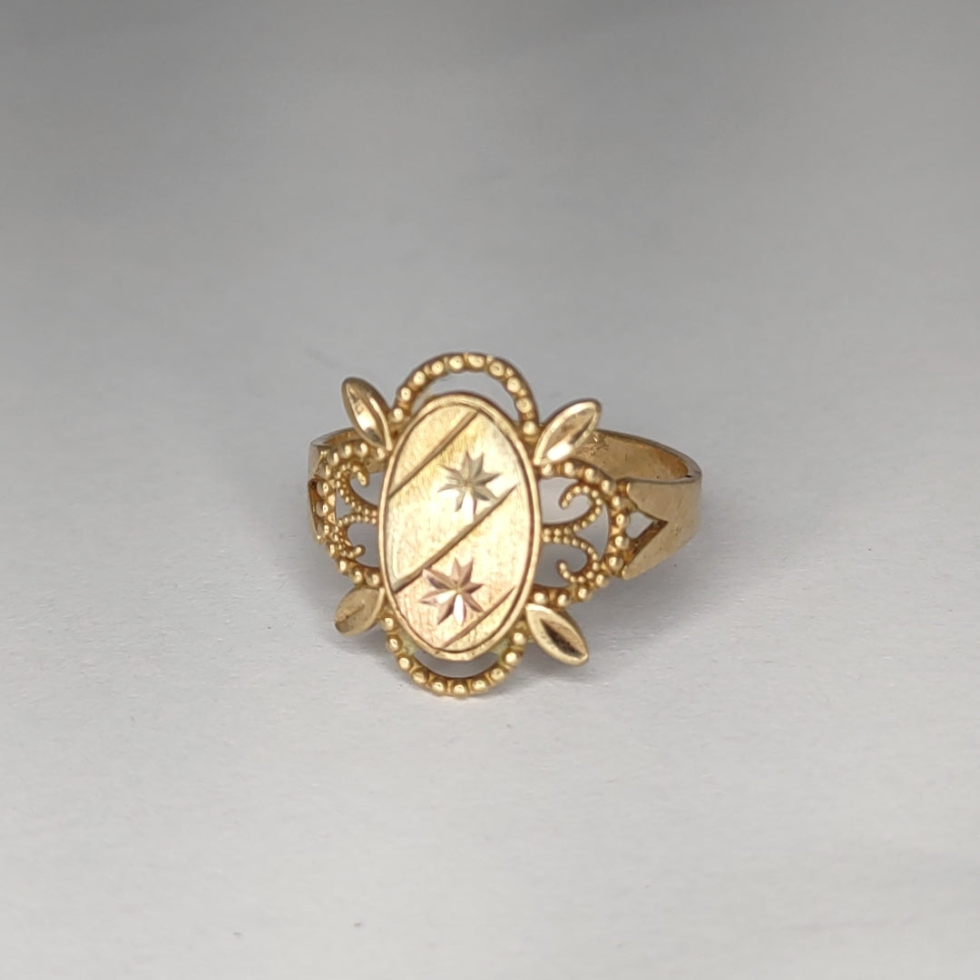 ANILLO ORO 10 K 1,30 GRMS (SEMINUEVO)