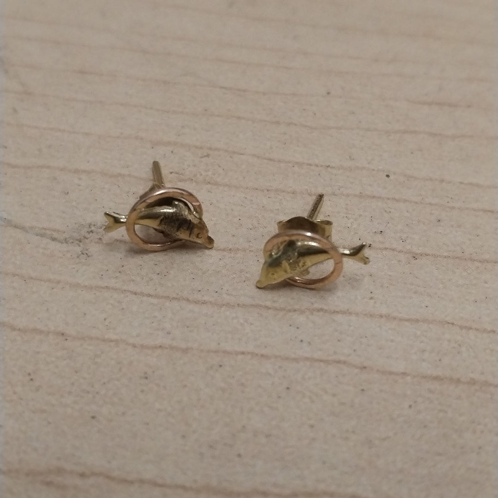 ARETES PAR ORO 14 K 0.7 GRMS (SEMINUEVO)