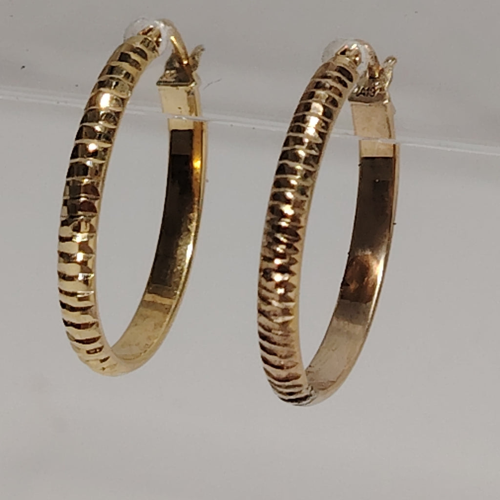ARRACADAS PAR ORO 14 K 2 GRMS (SEMINUEVO)