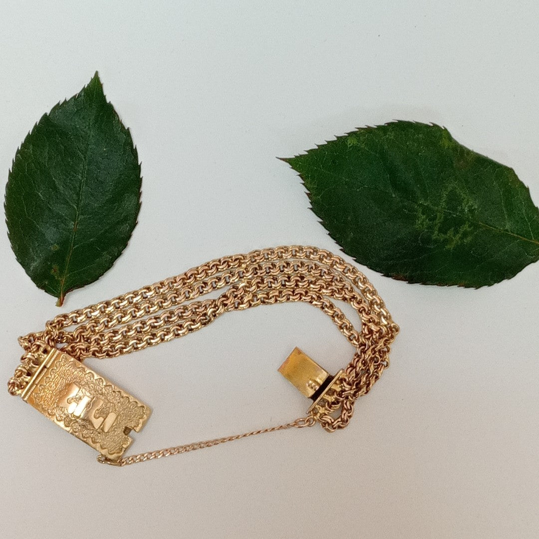ESCLAVA,PULSERA ORO 8 K 27,50 GRMS (SEMINUEVO)