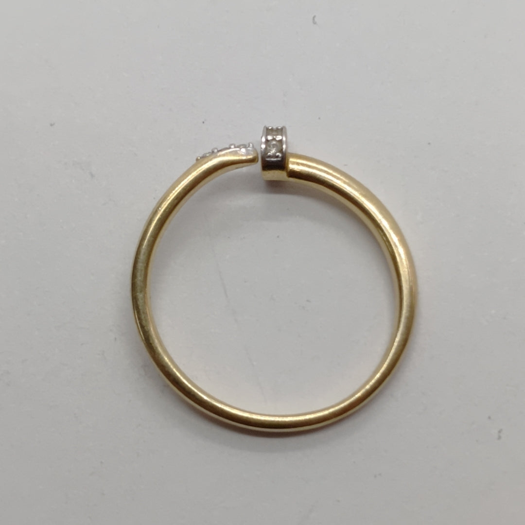 ANILLO ORO 10 K 1,50 GRMS (SEMINUEVO)