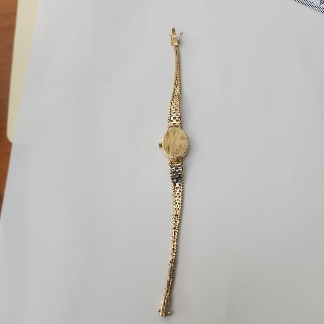 RELOJ CAJA Y PULSO ORO ORO 14 K 14,90 GRMS (SEMINUEVO)