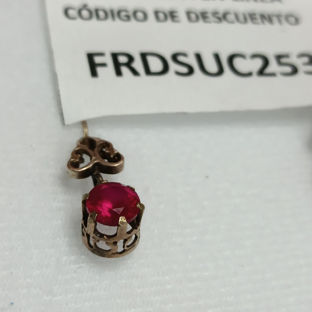 ARETES PAR ORO 8 K 2.6 GRMS (SEMINUEVO)