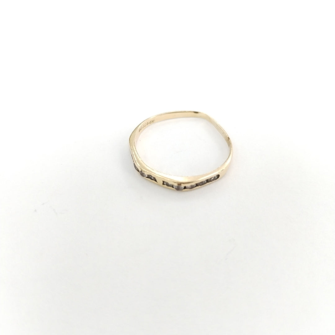 ANILLITO, MEDIA CHURUMBELA ORO 14 K 1.2 GRMS (SEMINUEVO)