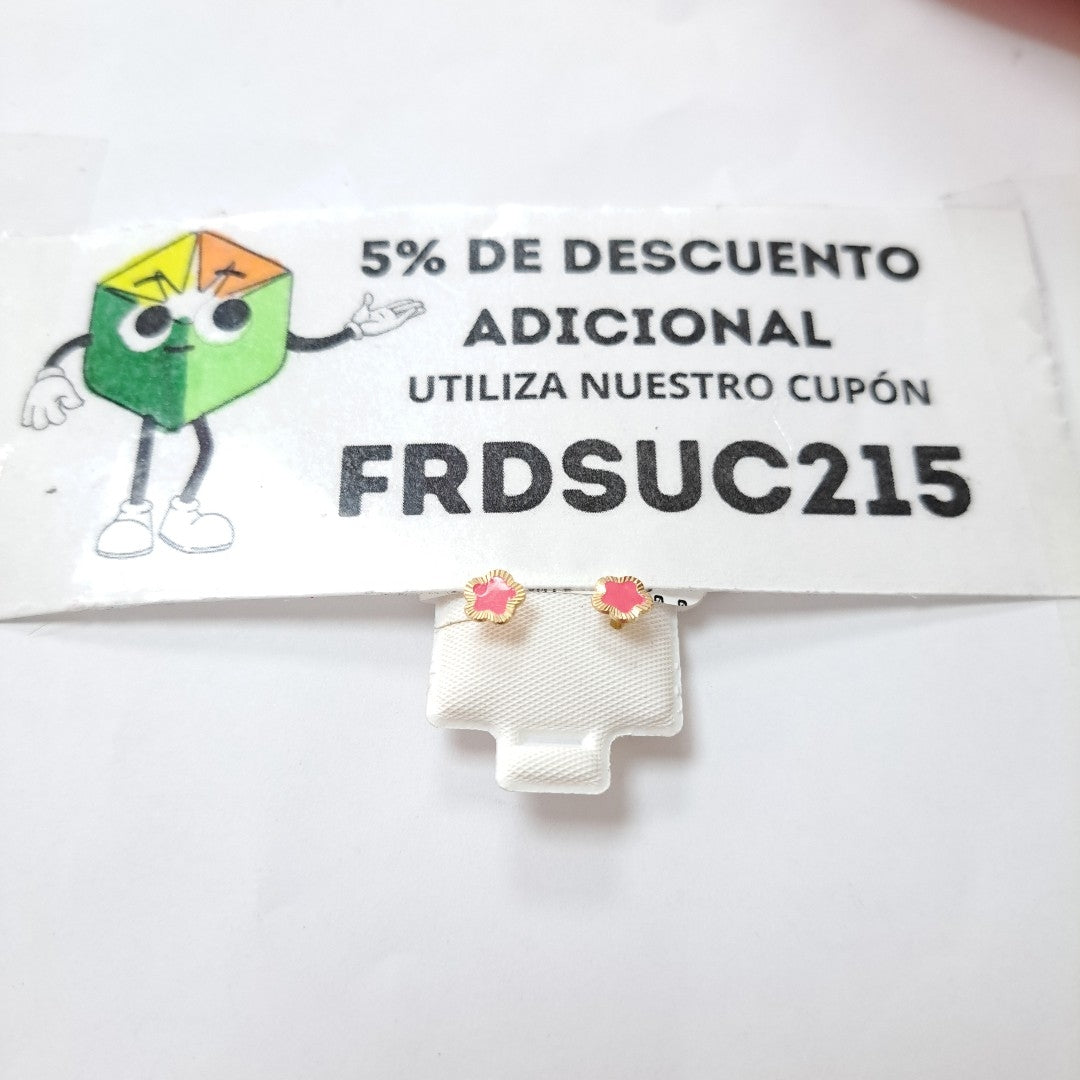 BROQUELES ORO 10K 1 (NUEVO)