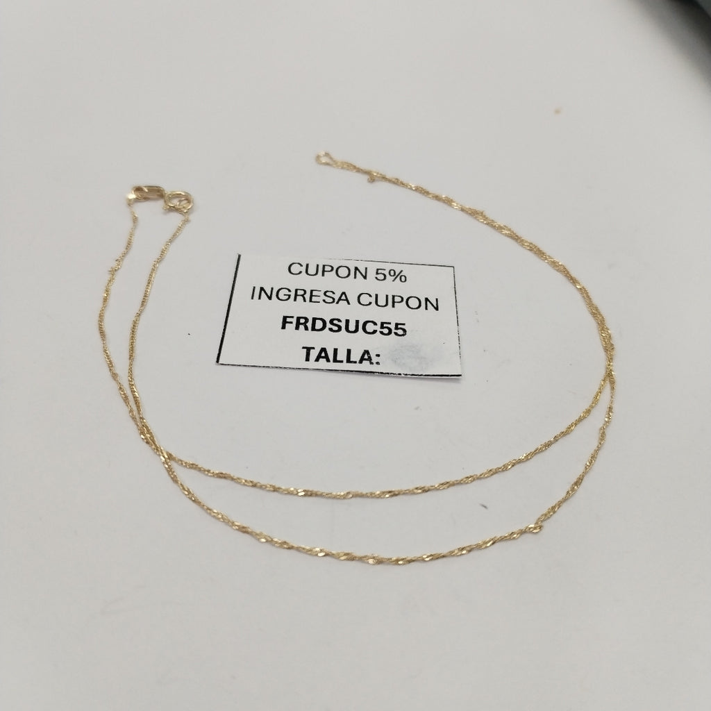 CADENA ORO 14 K 0,60 GRMS (SEMINUEVO)