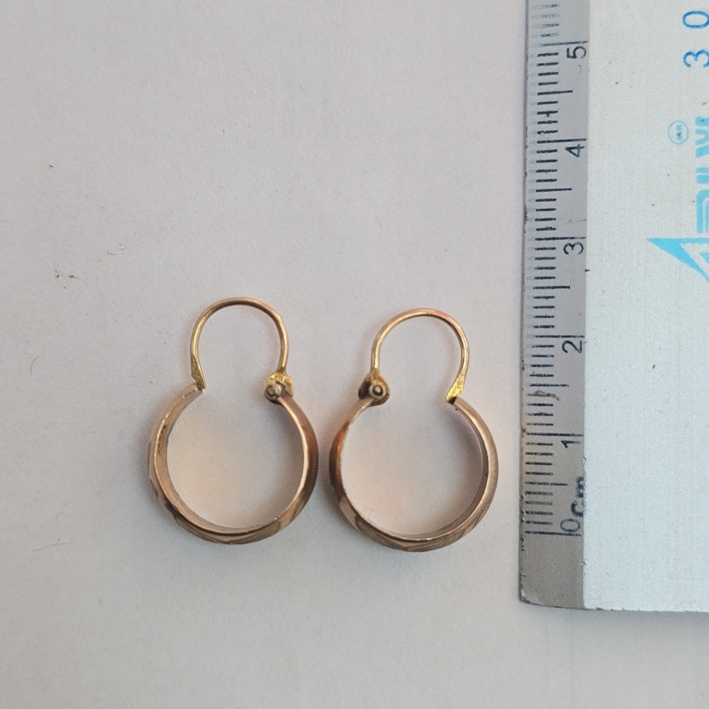 ARRACADAS PAR ORO 10 K 2.6 GRMS (SEMINUEVO)