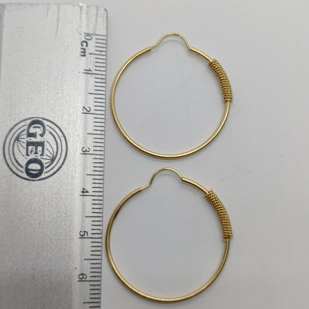 ARRACADAS PAR ORO 14 K 1,70 GRMS (SEMINUEVO)