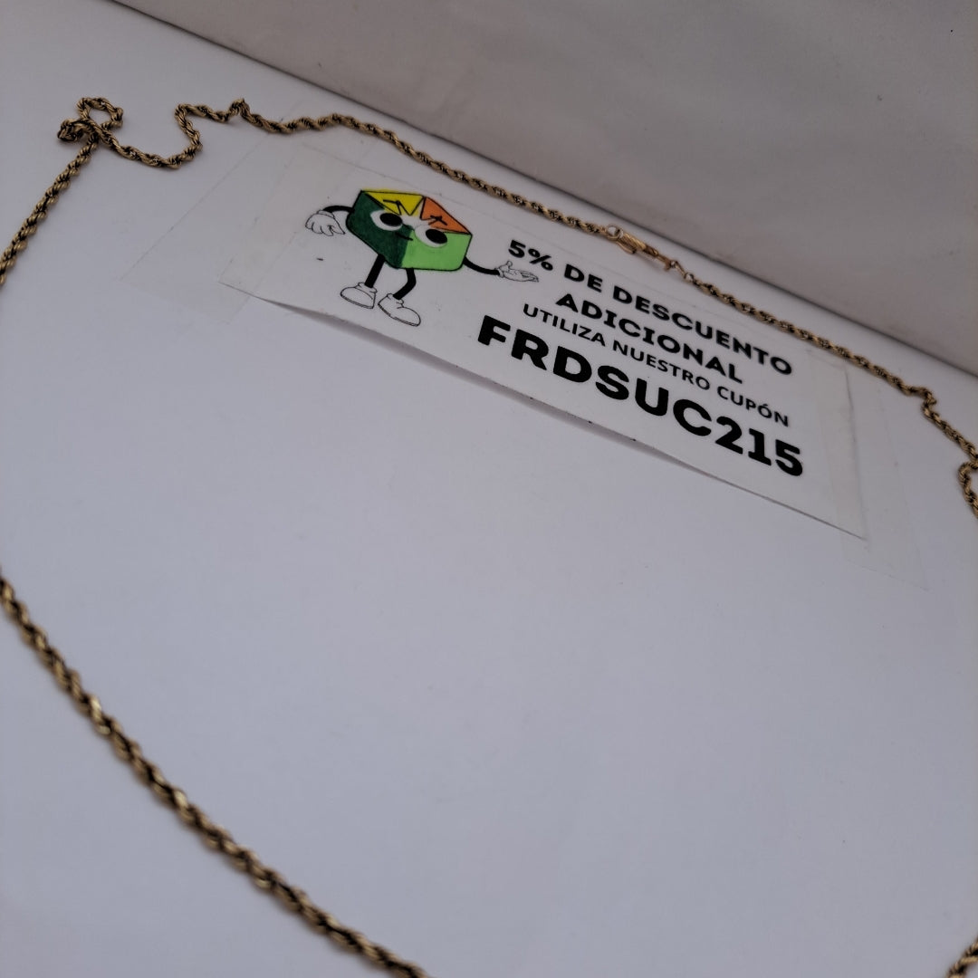 CADENA ORO 14 K 9,10 GRMS (SEMINUEVO)