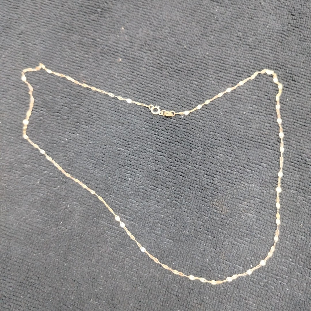 CADENA ORO COMBINADO 10 K 1.2 GRMS (SEMINUEVO)