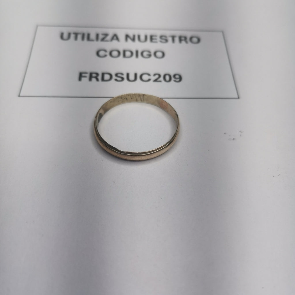 ARGOLLA ORO 10 K 1.4 GRMS (SEMINUEVO)
