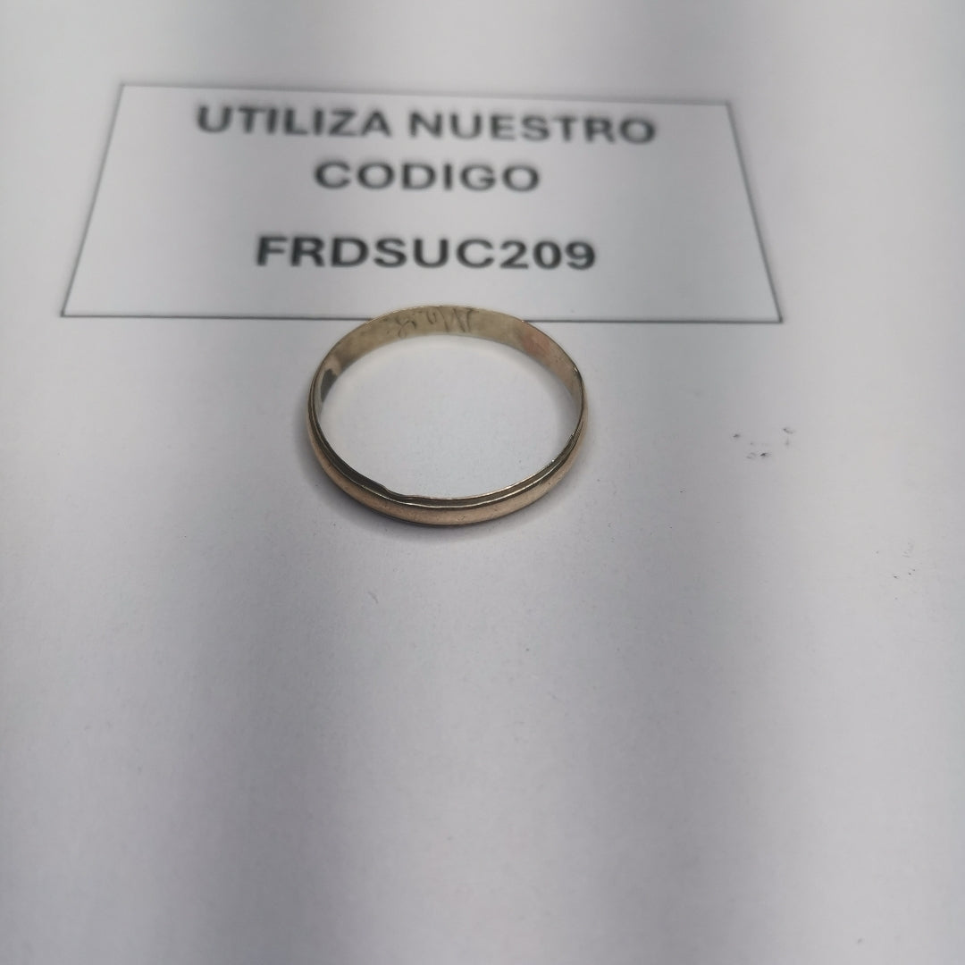 ARGOLLA ORO 10 K 1.4 GRMS (SEMINUEVO)