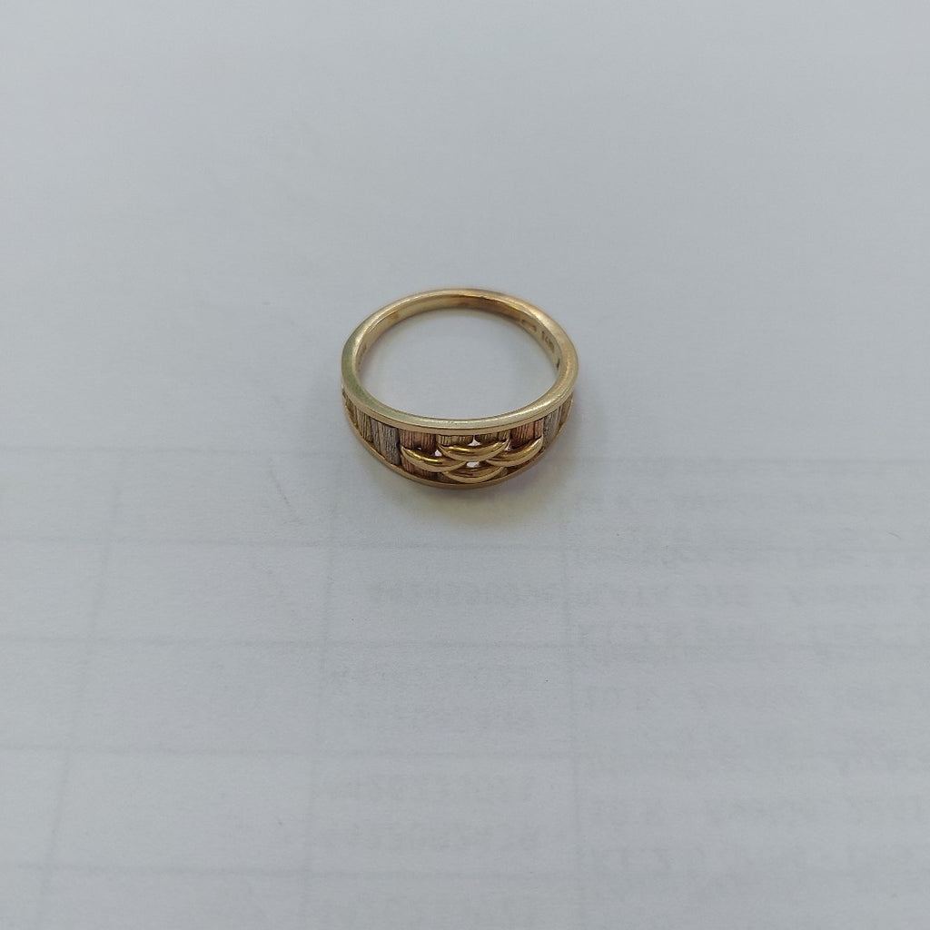 ANILLITO ORO COMBINADO 14 K 3.3 GRMS (SEMINUEVO)