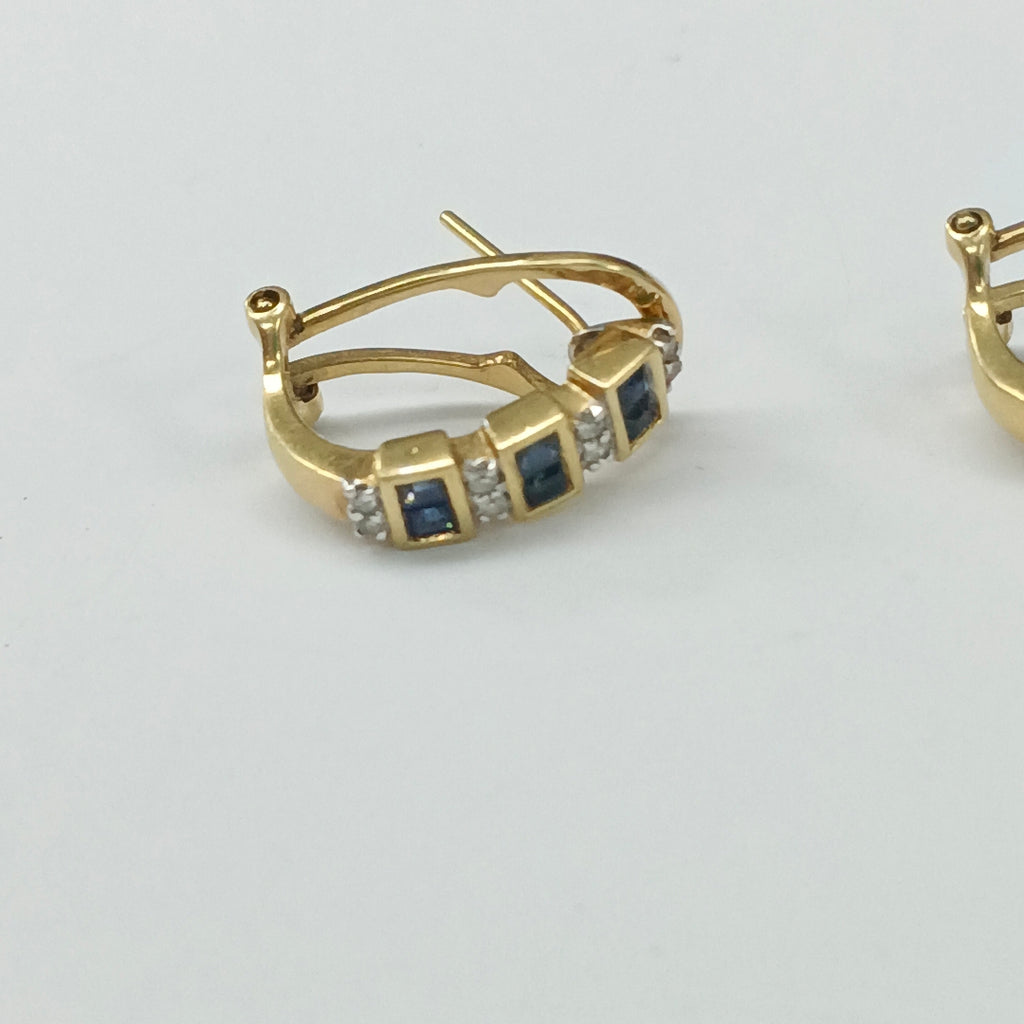 ARETES PAR ORO 18 K 4.7 GRMS (SEMINUEVO)