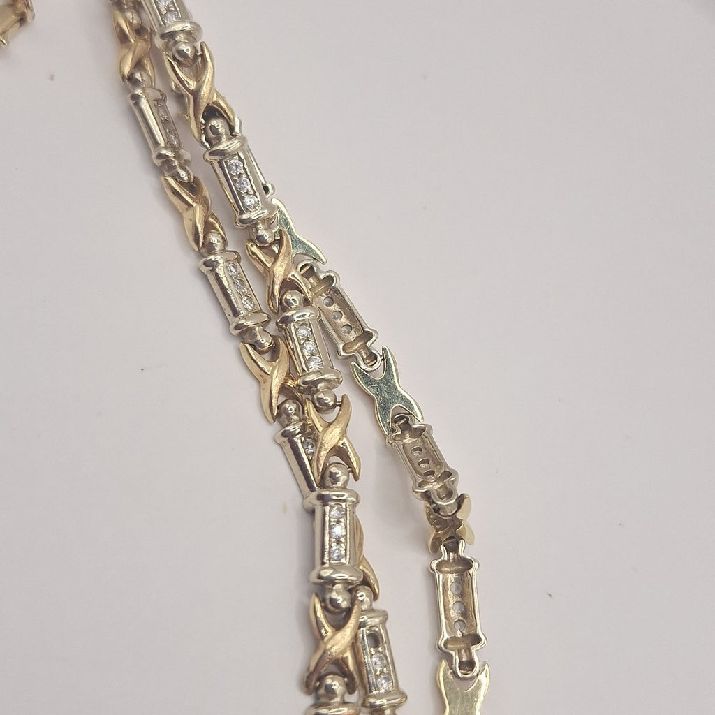 GARGANTILLA ORO, ORO COMBINADO 14 K 21.8 GRMS (SEMINUEVO)
