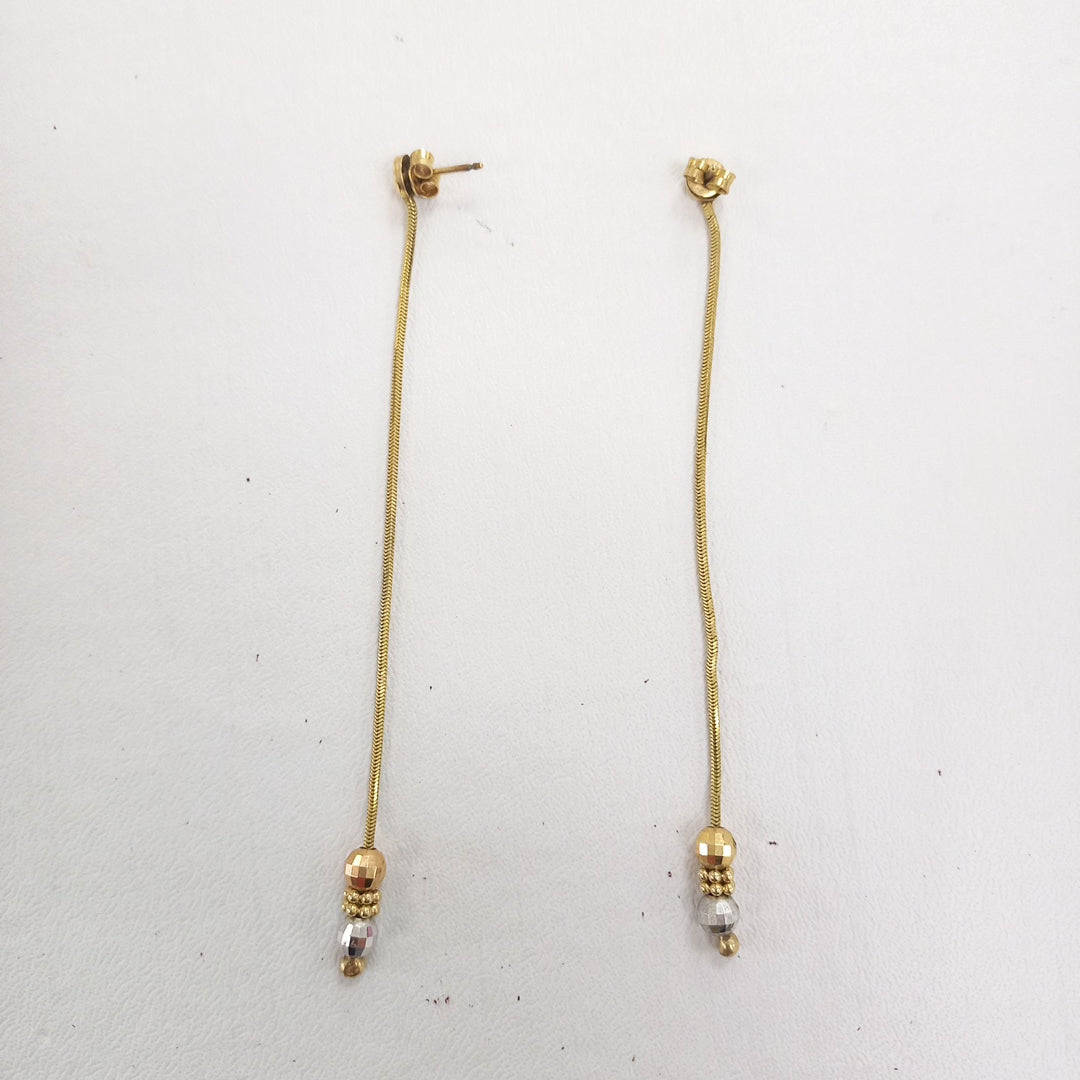 BROQUELES PAR ORO 14 K 3.8 GRMS (SEMINUEVO)