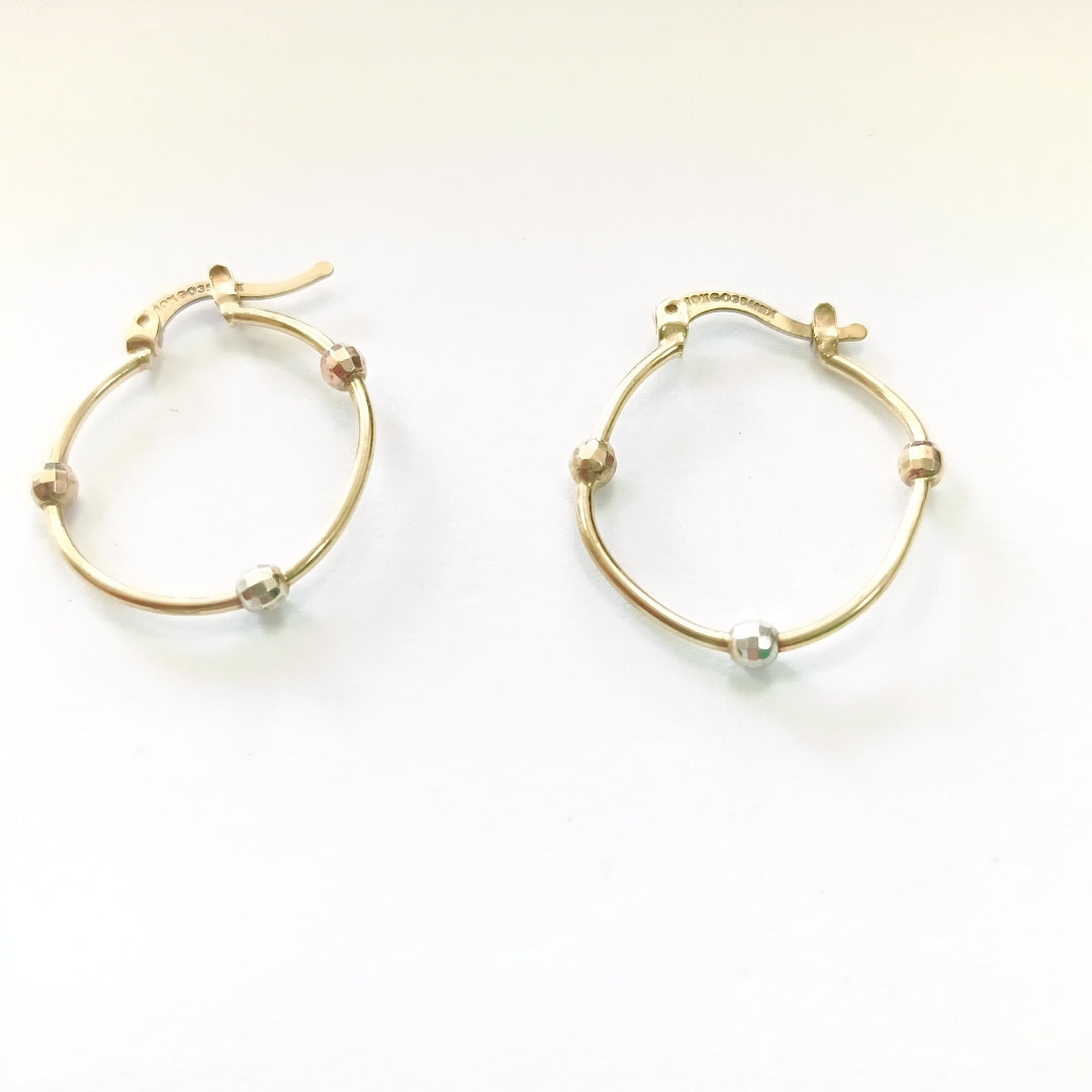 ARETES PAR ORO 10 K 1.7 GRMS (SEMINUEVO)