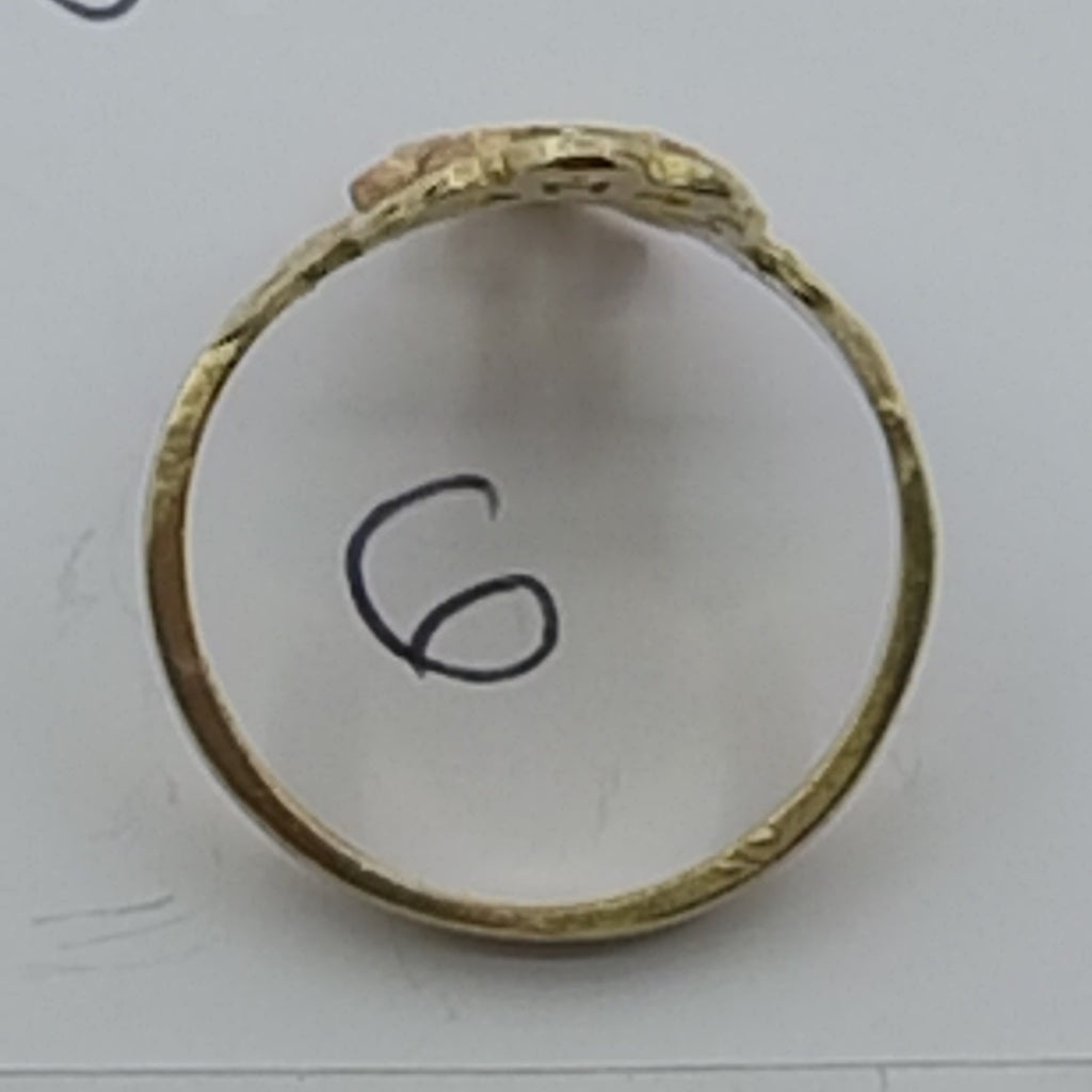 ANILLITO ORO COMBINADO 14 K 2.9 GRMS (SEMINUEVO)