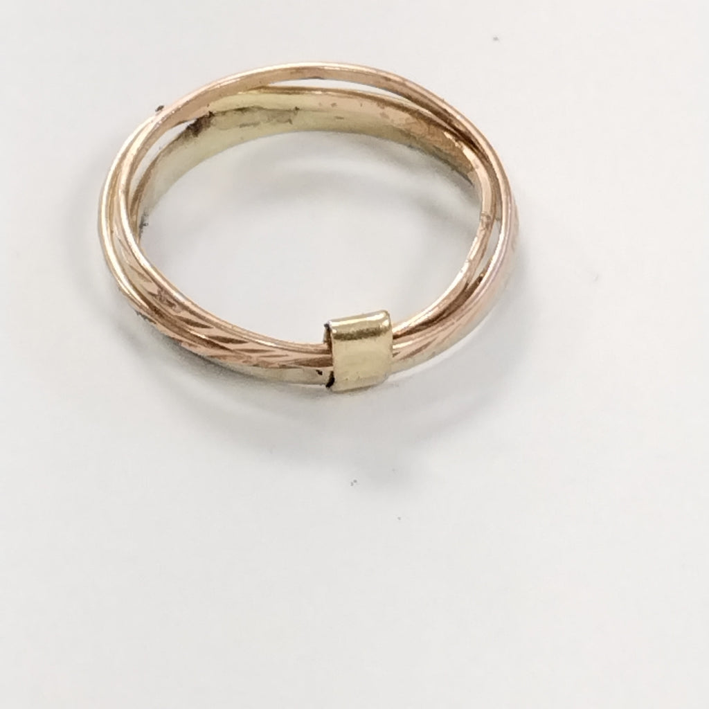 ANILLITO ORO,ORO COMBINADO 8 K 2,40 GRMS (SEMINUEVO)