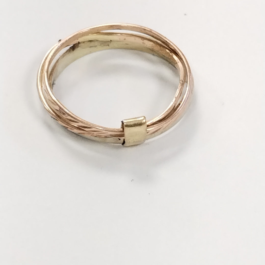 ANILLITO ORO,ORO COMBINADO 8 K 2,40 GRMS (SEMINUEVO)