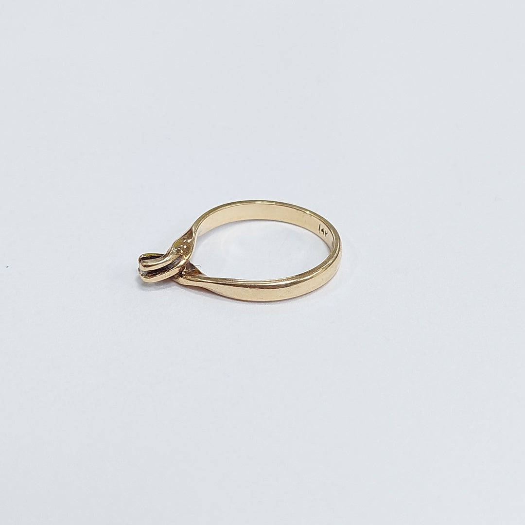 SOLITARIO ORO 14 K 2.1 GRMS (SEMINUEVO)