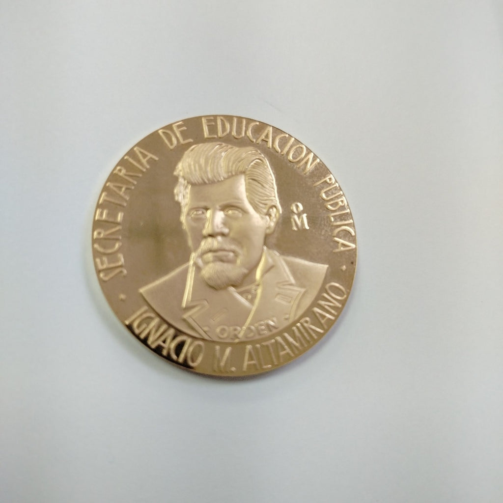 MEDALLA CONMEMORATIVA ORO 21 K 42,00 GRMS (SEMINUEVO)