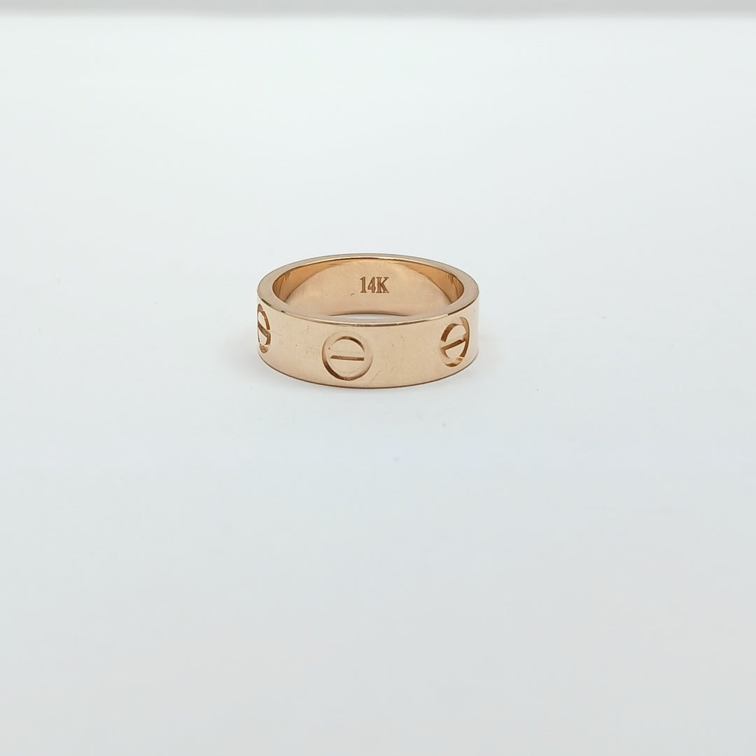 ANILLO ORO 14 K 5.1 GRMS (SEMINUEVO)