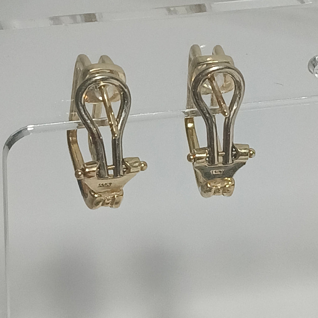 ARRACADAS PAR ORO 14 K 5.6 GRMS (SEMINUEVO)