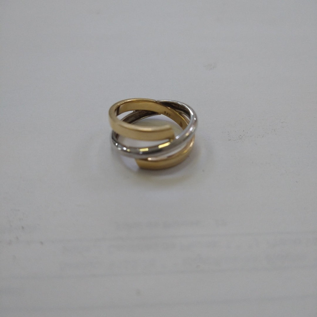 ANILLITO ORO COMBINADO 14 K 3.1 GRMS (SEMINUEVO)